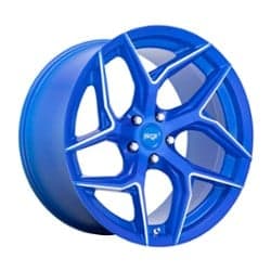 Niche Torsioni M268 20x9 5x112 25 ET 66.6 CB Anodized Blue Milled