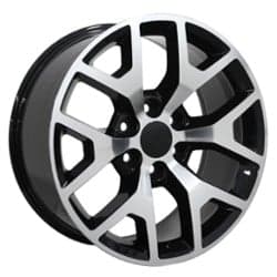 OE Replica Wheels CV92 22x9 6x139.7 31 ET 78.1 CB Black Machined