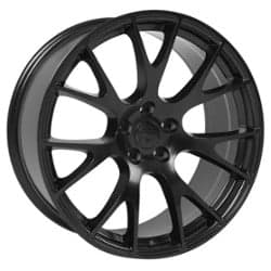 OE Replica Wheels DG15 22x9 5x115 18 ET 71.5 CB Satin Black