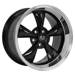 OE Replica Wheels FR01 17x9 5x114.3 24 ET 70.6 CB Black with Machined Lip