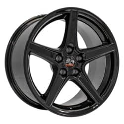 OE Replica Wheels FR06B 18x10 5x114.3 22 ET 70.6 CB Black