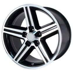 Performance Replicas PR148 16x8 5x120.65 0 ET 73.1 CB Gloss Black Machined