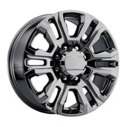 Performance Replicas PR207 20x8.5 8x165.1 15 ET 125.1 CB Black Chrome