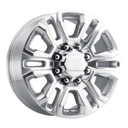 Performance Replicas PR207 20x8.5 8x180 47 ET 124.2 CB Polished w/Clear Coat