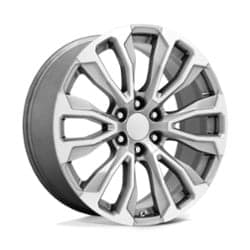 Performance Replicas PR211 22x9 6x139.7 28 ET 78.1 CB Silver Machined Face