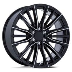 Performance Replicas PR223 22x9 6x139.7 28 ET 78.1 CB Black Milled