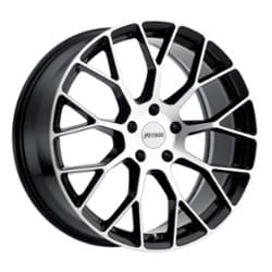 Petrol P2B 16x7 5x114.3 40 ET 72.1 CB Gloss Black W/Machine Face