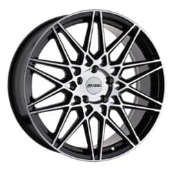 Petrol P3C 17x8 5x105 40 ET 72.1 CB Gloss Black w/ Machined Face