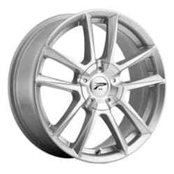 Platinum 436S Gemini Winter 16x7 5x114.3/5x100 40 ET 72.56 CB Bright Silver w/ Ultra Armor All-Season Coating