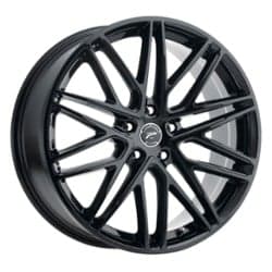 Platinum 460BK Atonement 17x8 5x114.3 40 ET 72.56 CB Gloss Black and Clear-Coat