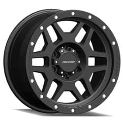 Pro Comp Series 41 Phaser 17x9 5x127 -6 ET 83.1 CB Satin Black / SS Bolts