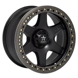 RBP Wheel 50R Cobra 14x7 4x115 13 ET 80.3 CB Black w/Bronze Ring