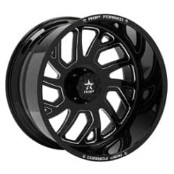 RBP Wheel 65RF Glock 22x14 5x127 -76 ET 78 CB Black Machined