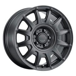 Raceline 401 Aero 17x8 5x108 40 ET 72.56 CB Satin Black