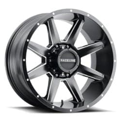 Raceline 954M Stryker 17x8.5 8x165.1 0 ET 125.2 CB Satin Black Milled