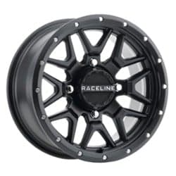 Raceline A94B Krank 14x7 4x137 10 ET 110.2 CB Black Simulated Beadlock