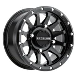 Raceline A95B Trophy 14x7 4x137 10 ET 110.2 CB Black Simulated Beadlock