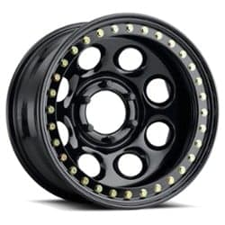 Raceline RT82 Rock 8 Beadlock 16x10 -44 ET 83.8 CB Black