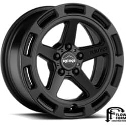 Reika Teton R20 15x7 5x100 15 ET 56.1 CB Satin Black