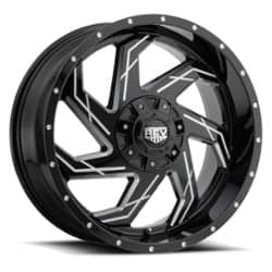 Rev 895 Offroad 17x9 5x127/5x139.7 -12 ET 87 CB Gloss Black / Milled