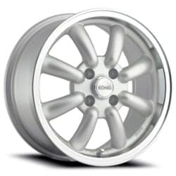 Konig Rewind 15x7 4x114.3 0 ET 73.1 CB Silver Machine Lip