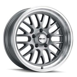 Ridler 607 18x8 5x114.3 0 ET 83.8 CB Gray W/Machined Lip