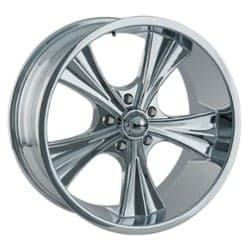 Ridler 651 18x9.5 5x127 0 ET 83.8 CB Chrome