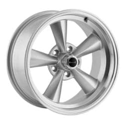 Ridler 675 17x9.5 5x114.3 -5 ET 83.8 CB Silver w/Machined Lip