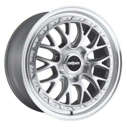 Rotiform LSR R155 18x8.5 5x112 45 ET 66.6 CB Silver & Machined