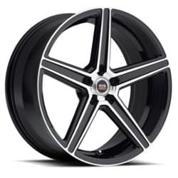 Spec-1 SP-8 19x9.5 Blank 5 Lug 38 ET 73.1 CB Gloss Black Machined