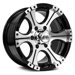 Scale 4x4 Ace 16x8 5x114.3 0 ET 83.1 CB Black w/Machined Face