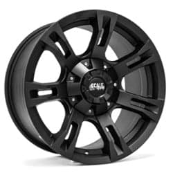 Scale 4x4 7077 Buckshot 17x9 5x114.3/5x127 -6 ET 83.1 CB Matte Black