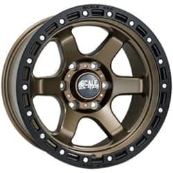 Scale 4x4 S03 17x9 6x139.7 -25 ET 106.3 CB Bronze Black