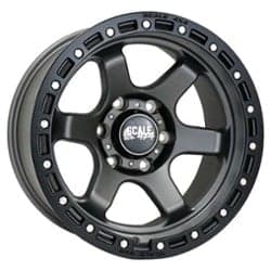 Scale 4x4 S03 17x9 6x139.7 -25 ET 106.3 CB Gunmetal Black