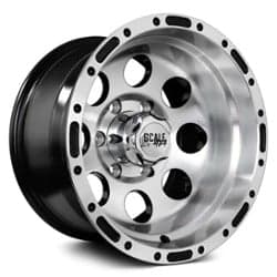 Scale 4x4 S52 15x10 5x114.3 -46 ET 83 CB Black Machined