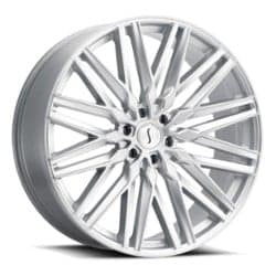 Status Adamas 22x9.5 6x132 30 ET 74.5 CB Silver W/Mirror Face