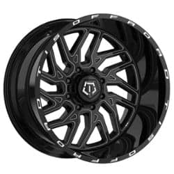 TIS Offroad 544BM 20x9 6x135/6x139.7 17 ET 106.2 CB Black Milled