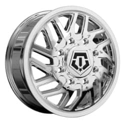 TIS Offroad 544C Dually Front 22x8.25 8x210 127 ET 154.3 CB Chrome