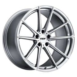 TSW Alloy Bathurst 19x9 5x120 15 ET 76.1 CB Silver W/Mirror Cut Face