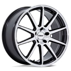 TSW Alloy Canard TW004 19x10.5 5x114.3 25 ET 72.56 CB Black Machined