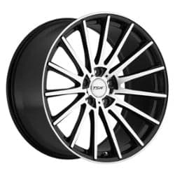 TSW Alloy Chicane 19x9.5 5x112 35 ET 72 CB Gloss Black w/Mirror Cut Face