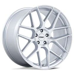 TSW Alloy Lasarthe TW002 17x8 5x114.3 40 ET 72.56 CB Silver Machined