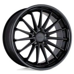 TSW Alloy Marina 20x10 5x114.3 25 ET 76.1 CB Matte Black w/Gloss Black Lip