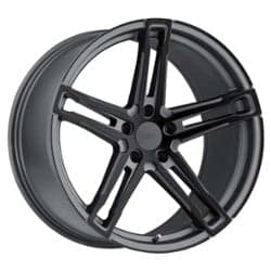 TSW Alloy Mechanica 20x10 5x120 35 ET 76.1 CB Matte Gunmetal W/Matte Black Face