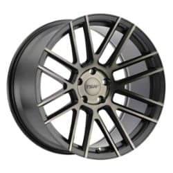 TSW Alloy Mosport 22x9 5x114.3 20 ET 76.1 CB Matte Black W/Machine Face & Dark Tint