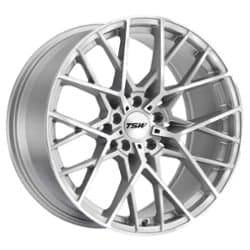 TSW Alloy Sebring 18x9.5 5x112 35 ET 72.1 CB Silver W/Mirror Cut Face