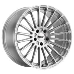 TSW Alloy Turbina 20x8.5 5x108 40 ET 72.1 CB Silver Machine Face