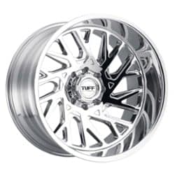 Tuff A.T. T4B Left 22x12 8x170 -45 ET 125.1 CB Chrome