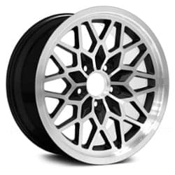 U.S. Wheel Snowflake 350 17x9 5x120.65 3 ET 72.56 CB Black/Machine