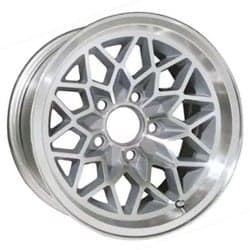 U.S. Wheel Snowflake 350 15x8 5x120.65 16 ET 72.56 CB Silver/Machine